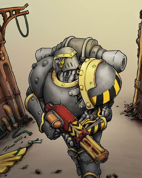 Iron Warriors Legionaire by Dicey June 