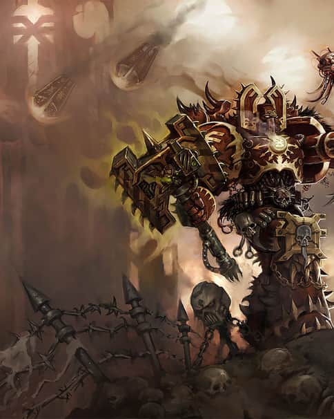 Khorne Chaos Space Marine by John Mueller 