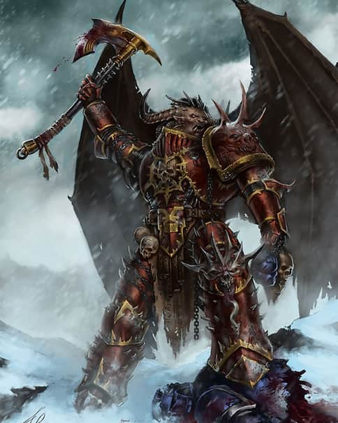 Khorne Daemon Prince by Johan Grenier 