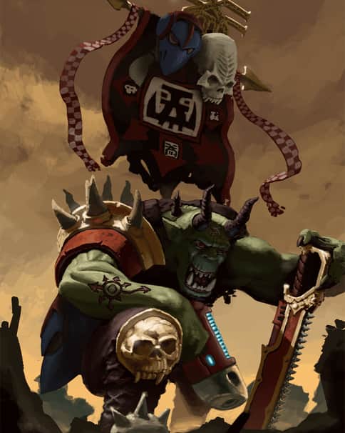 Khorne Sturmboy Ork by Vicente Sivera Catala 