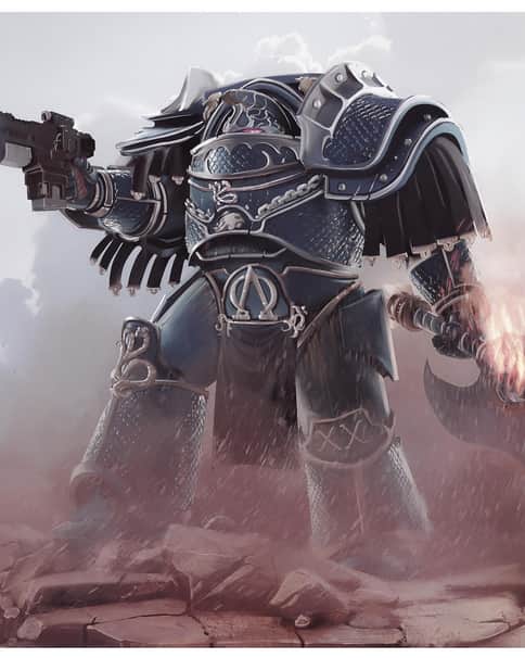 Lernaean Alpha Legion Terminator by Charles E J Downman 