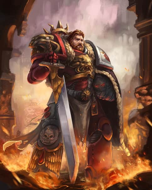 Lion of Sanguinius by Martin Kirby-Jackson 