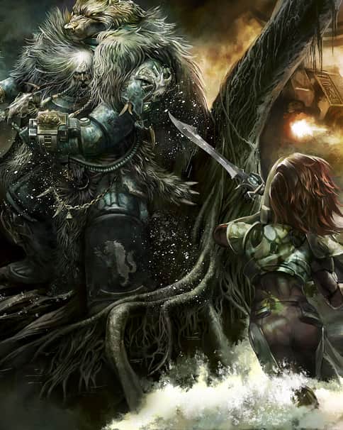 Logan Grimnar VS Saim Hann Eldars by Diana Martinez 