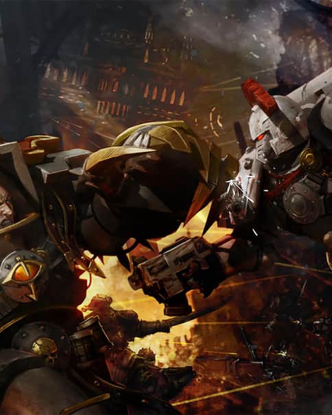 Loken vs Abaddon by Shane Cook 
