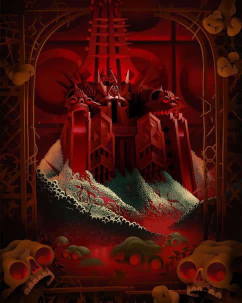 More skulls for Khorne throne! by Killkenny Kat