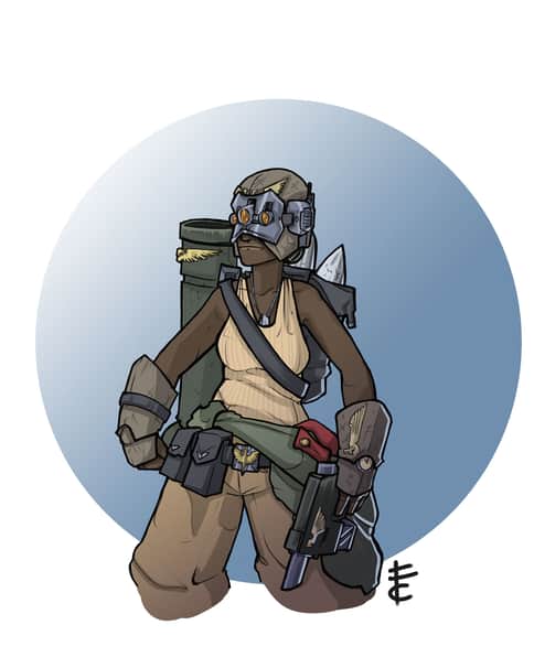 Mortar Team Soldier by Fabrizio Carminati 
