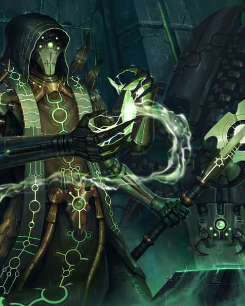 Necron Cryptek by L J Koh 
