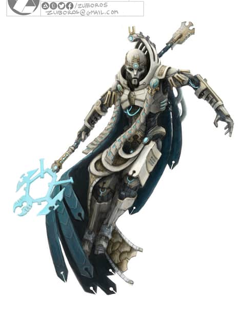 Necron Emisarkh by Thomas Mack Necron Emisarkh by Thomas Mack