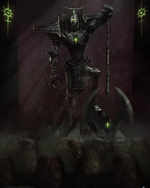 Necron Lord by Saad Irfan 