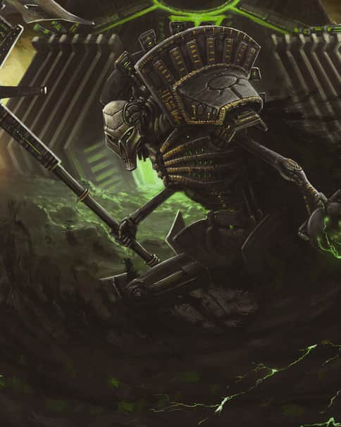 Necron Lord by Dmitrii Ustinov Necron Lord by Dmitrii Ustinov