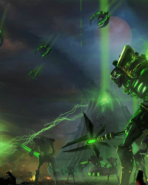 Necron Lord by Mark Cosmiano 