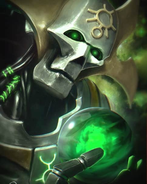 Necron Lord by Karol Duma