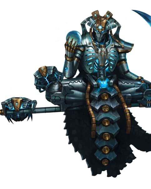 Necron Overlord by L J Koh 