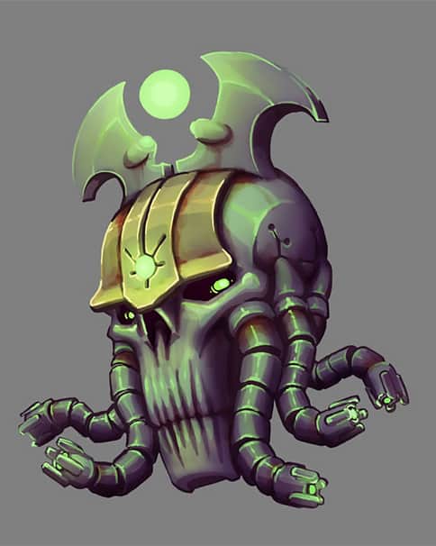 Necron Portrait by Dicey June 