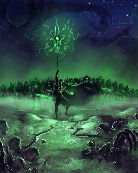 Necrons Rise by Dmitry Desyatov 