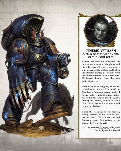 Night Lords Cineris Vytraan by Orniris Terensi Night Lords Cineris Vytraan by Orniris Terensi