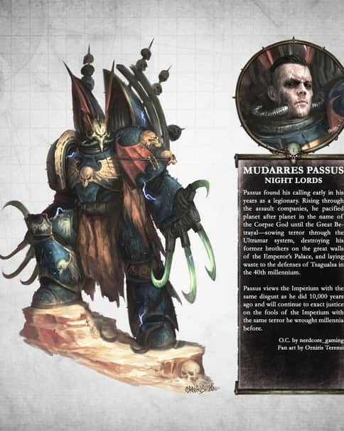 Night Lords Mudarres Passus by Orniris Terensi 