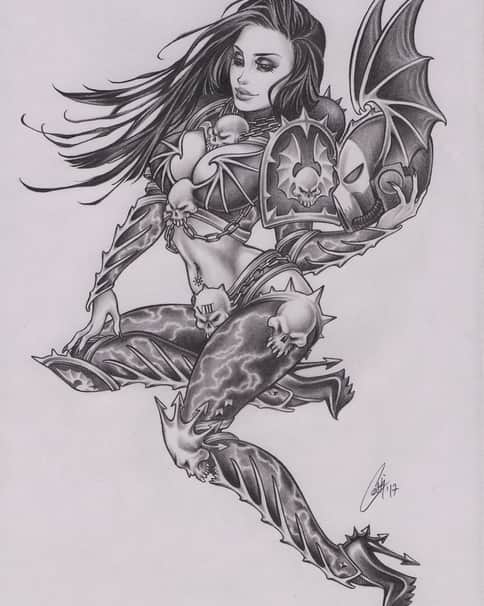 Night Lords Pinup by Cecilia Murillo Valdez Night Lords Pinup by Cecilia Murillo Valdez