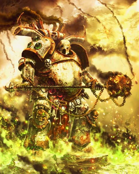Nurgle Plague Marine by Aaron Oborn 