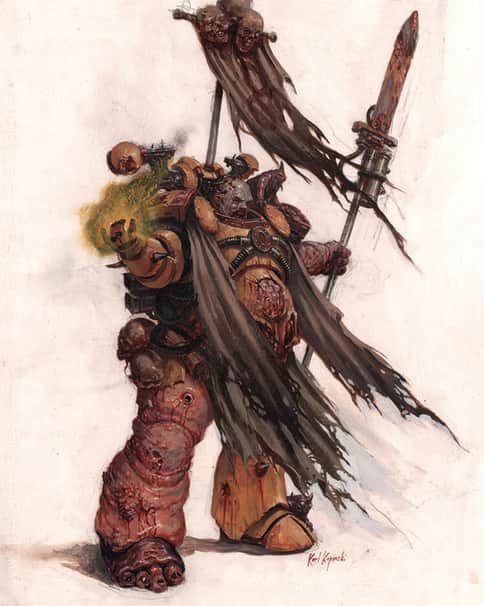 Nurgle Sorcerer by Karl Kopinski 
