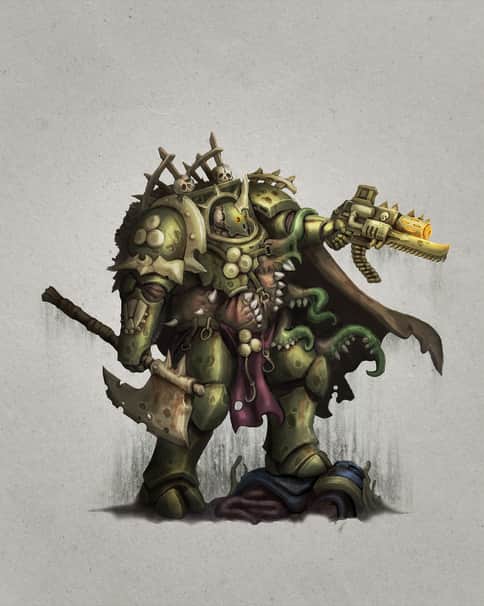 Nurgle Terminator Lord by Dicey June 