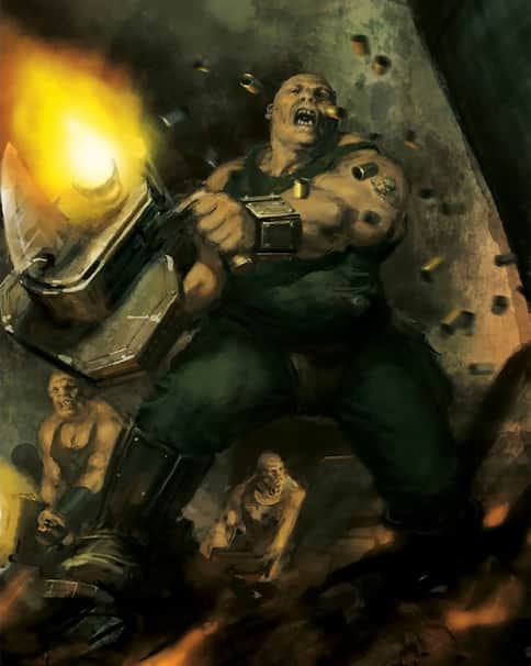 Ogryn Bone’ead Sergeant by Games Workshop Artists