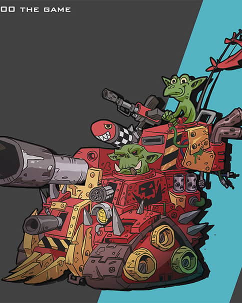 Ork Battle Tank by Yi Meng Zhang 