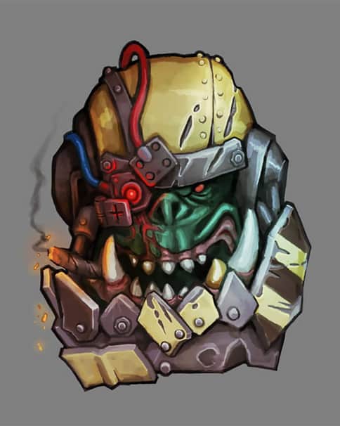 Ork Portrait by Dicey June 
