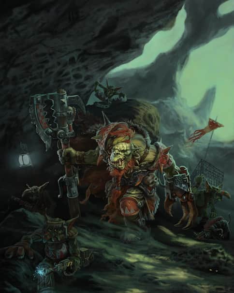 Ork Squig Hunter by Rasmus Jensen