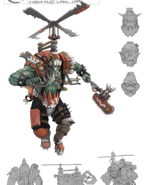 Ork Whirlyboyz by Thomas Mack 