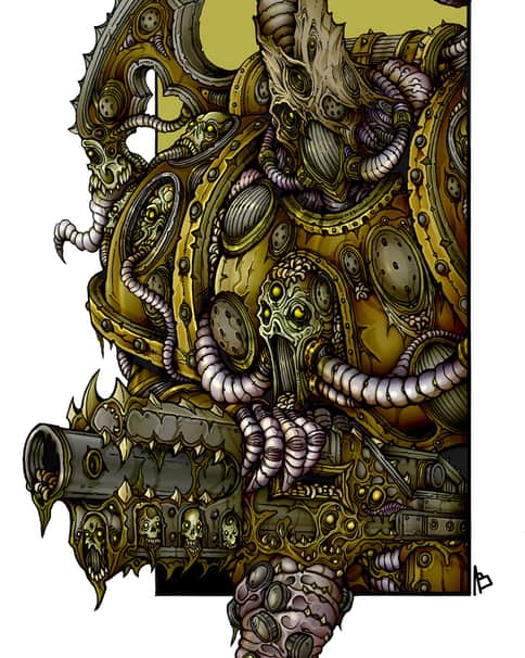 Plague Marine by Vasiliy Loginov 
