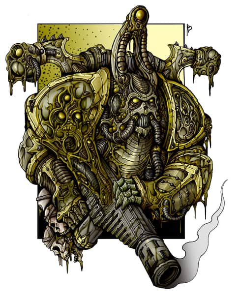 Plague Marine by Vasiliy Loginov 