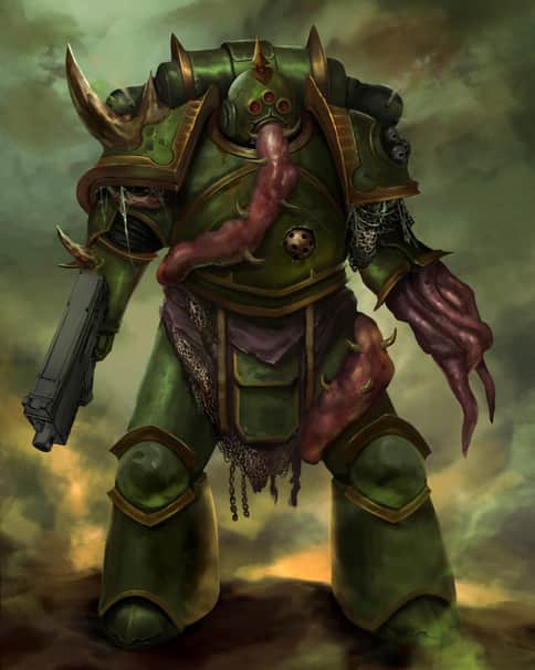 Plague Marine by Alexander Semov 