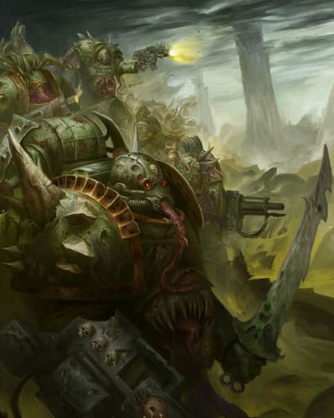 Plague Marines by Michał Peitsch 