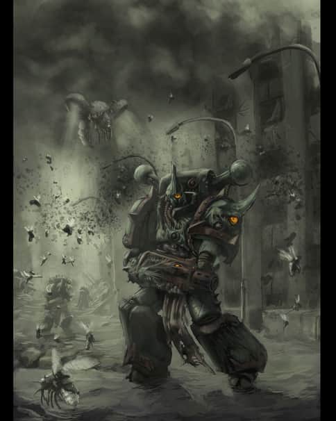 Plague Marines by Juho Tapio Miettinen 