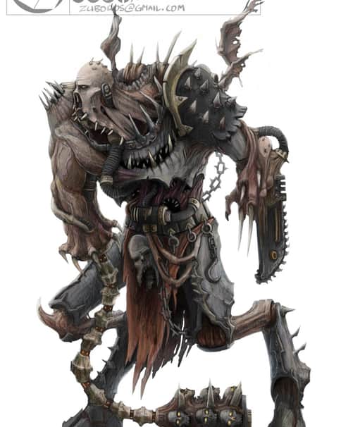 Possessed Chaos Marines by Thomas Mack 