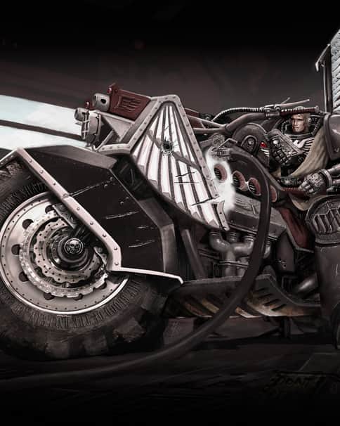 Ravenwing Veteran Sergeant by Michael Schierup Ravenwing Veteran Sergeant by Michael Schierup