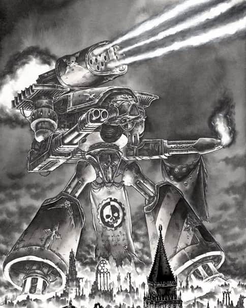 Reaver Titan by Mark Gibbons 