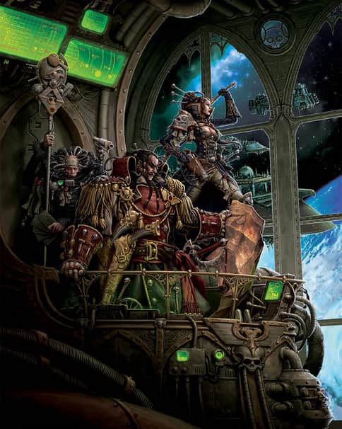 Rogue Trader RPG Cover by Andrea Uderzo 
