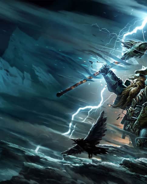 Rune Priest Stormcaller by Raymond Swanland 