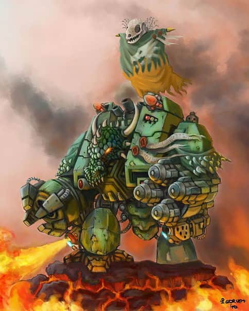 Salamanders Dreadnought by igorvet