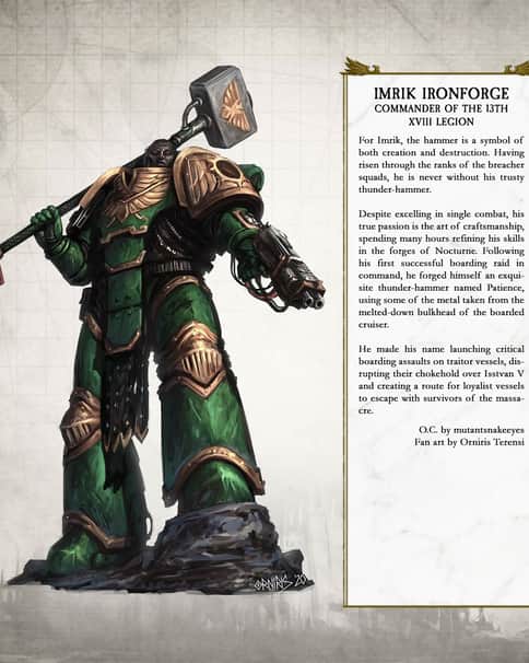 Salamanders Imrik Ironforge by Orniris Terensi 