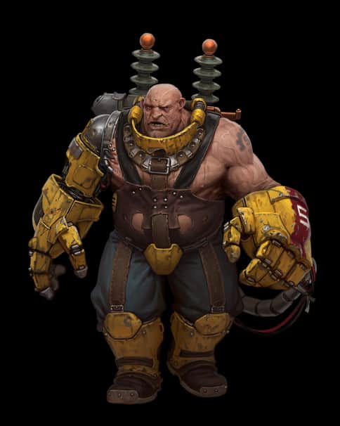 Servitor Ogryn by Akim Kaliberda 