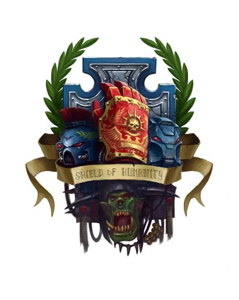 Shield of Humanity Heraldry by Gwayne Li 