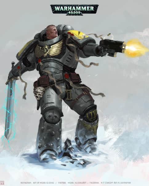 Silver Templar Lieutenant by Miguel Iglesias 