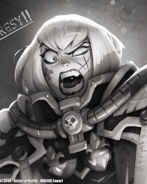 Sister of Battle by Johannes Helgeson 