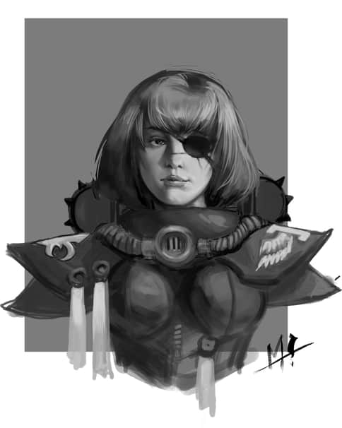 Sister of Battle by Yi Meng Zhang 