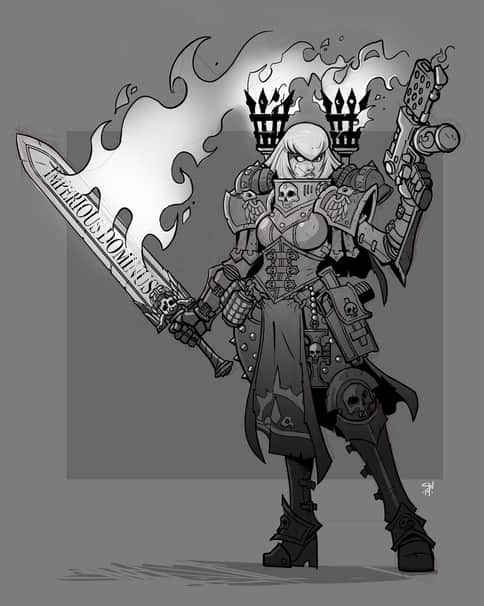 Sister of Battle by Chris Walton 