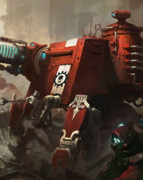 Skitarii Onager Dunecrawler by Wonchun Choi 