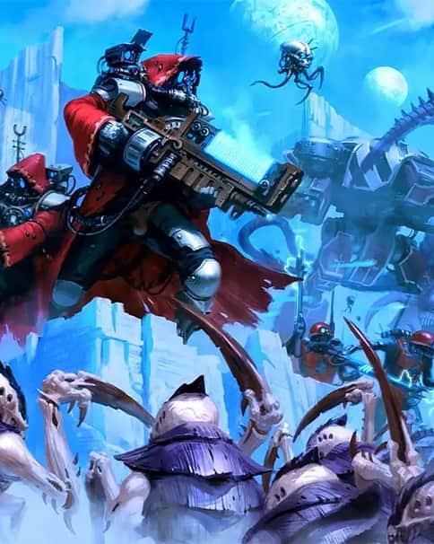 Skitarii vs. Tyranids by Jon Cave 